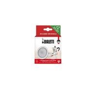 Bialetti Ricambi 0800033 Includes 3 Gaskets and 1 Plate, Compatible with Moka Express, Fiammetta, Break, Happy, DAMA, Moka Melody