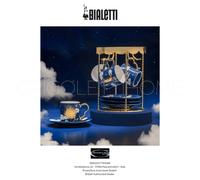 Bialetti - Set Of 4 Coffee Cups Enchanted Carousel Sun And Luna - Starry Sky