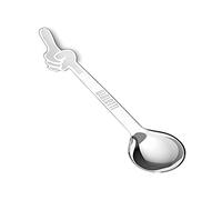 Bialetti Set of 4 Spoons OMINO Coffee Spoons, Metal, Multicoloured, Single