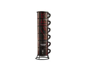 Bialetti Stranger Things Stackable Cups, 6 x 80 ml