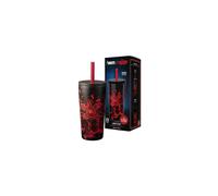 Bialetti Stranger Things Thermal Tumbler with Straw - Glow in the Dark - Perfect Temperature Seal - No Dishwasher - 900ml
