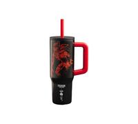 Bialetti Stranger Things Tumbler with Straw & Handle, 900 ml