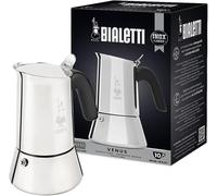 Bialetti Venus 10 Cup Induction Stainless Steel Espresso Coffee Maker / Moka Pot
