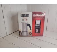 Bialetti Venus 6 Cup Moka Pot Espresso Maker Induction S/S + 250g Ground Coffee