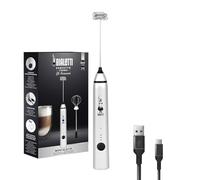 Bialetti Whipper Adjustable 3 Levels Double Whisk USB Charging Stainless Steel