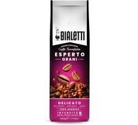 Bialetti Whole Coffee Beans, Italian Espresso Roast Coffee, Compatible with Bean to Cup & Espresso Machines - Rich Delicato flavour, Ideal for Coffee Lovers (3000g, Delicato)