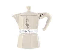 Bialetti Winter Wonderland 3 Cup Moka Coffee Maker, Cream