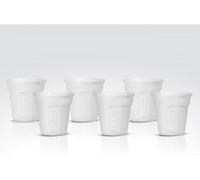 Bialetti Y0TZ502 6 espresso cups, porcelain, white, 6 pieces (pack of 1),
