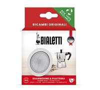 Bialtti Spare Parts, includes 1 Garnizione and 1 Plate, Compatible with Bialetti La Mokina and Moka 1 cup