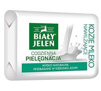BIALY JELEN PREMIUM - Hypoallergenic bar soap with goat's milk extract and flax - 100g