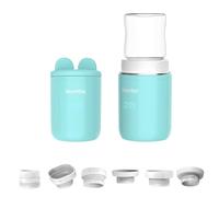 Biamba Warm Out Portable Bottle Warmer for Travel - Small & Compact Baby Bottle Warmer On The Go, 4 Heating Temperature - Leak Resistant, Splash Proof Silicone - USB Charging, For All Types of Bottles