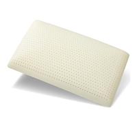 BIAMKTP 100% Talalay Latex Pillow, Luxury Queen Sleeping Bed Pillow for Side, Back, and Stomach Sleepers, Extra Soft Natural Latex Foam Pillow, Removable Breathable Cotton Cover (Medium, Queen)