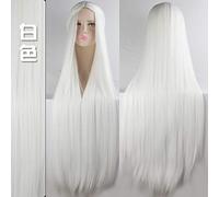 Biamoxer 100cm Long Wigs Classic High Temperature Fiber Synthetic Wigs Costume Cosplay Wigs Cosplay Facial Hair Party 20 Color Cosplay 2