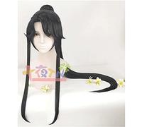 Biamoxer 7 Styles Grandmaster of Demonic Cultivation Wei Wuxian Styled Black Long Cosplay Hair Wig Red Headband Free COS Style 6