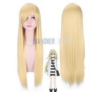 Biamoxer Anime Angels Of Death Rachel Gardner Ray Sena Cosplay Wigs Long Straight Blonde Cosplay Hair Wig