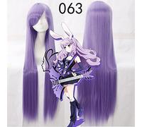 Biamoxer Anime SHOW BY ROCK !! Cosplay Wig Plasmagica Chuchu 100cm Long Light Purple Violet Synthetic Hair for Adult darker