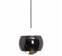 BIANBHUO Modern Decoration LED Pendant Light Farmhouse Black MI-NI Hanging Lamp Metal Ball Single Island Light Over Kitchen Sink Rose Gold Chandelier Compatible with Dining Room Bedroom Hallway Bar