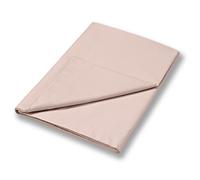 Bianca 400 Thread Count Cotton Sateen Double Flat Sheet Blush