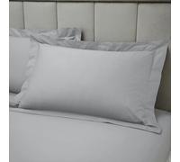 Bianca 180 Thread Count Egyptian Cotton Oxford Pillow case Silver Grey - Oxford - Silver Grey