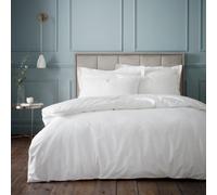 Bianca Fine Linens Bedding 180 Thread Count Egyptian Cotton Single Duvet Cover Set with Pillowcase White