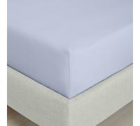 Bianca 200 Thread Count Cotton Percale Extra Deep Fitted Sheet - Lavender - Single