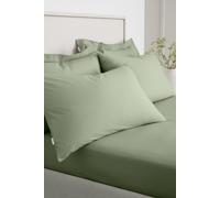Bianca '200 Thread Count Cotton Percale' Standard Pillowcase Pair in Green Bianca Green