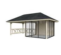 Bianca 204/504 (6x3m | 16.6m2) Garden Room With 3 Glass Walls And a Gazebo (Double Glazing Available)