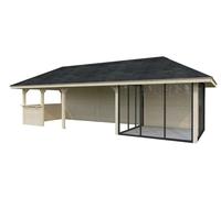 Bianca 216/516 (9x3m | 24.9m2) Glass Garden Room With Sliding Doors (Double Glazing Available)