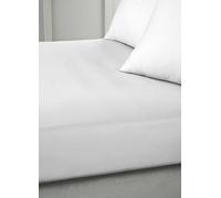 Bianca 400 Thread Count Cotton Sateen Double Fitted Sheet Dove Grey