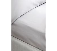 Bianca 400 Thread Count Cotton Sateen Double Fitted Sheet Dove Grey