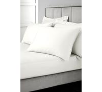 Bianca 400 Thread Count Cotton Sateen Super King Fitted Sheet Ivory