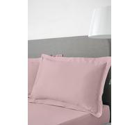 Bianca '400 Thread Count Cotton Sateen' Oxford Pillowcase Pair in Pink Bianca Pink