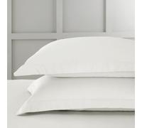 Bianca '400 Thread Count Cotton Sateen' Oxford Pillowcase Pair in Ivory Bianca Ivory