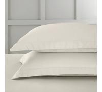 Bianca 400 Thread Count Cotton Sateen Oxford Pillowcase Pair Oyster