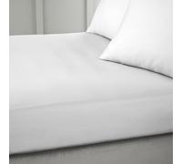 Bianca 400 Thread Count Cotton Sateen Single Fitted Sheet Dove Grey
