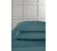 Bianca '400 Thread Count Cotton Sateen' Standard Pillowcases in Teal | Size: Standard Pillow Case Bianca Teal Standard Pillow Case