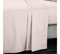 Bianca '400 Thread Count Cotton Sateen' Flat Sheet in Pink | Size: Super King Flat Bianca Pink Super King Flat