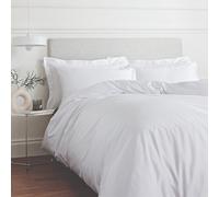 Bianca 400TC Cotton Sateen Super King Duvet Set White