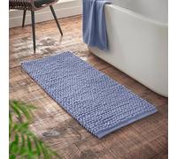 Bianca Aspen Bobble 50x120 cm Bath Runner Blue