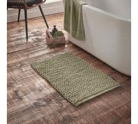 Bianca Aspen Bobble 50X80 Cm Bath Mat Sage Green