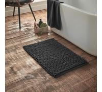 Bianca Aspen Bobble Bath Mat Black - Bath Mat 50 x 80 cm - Black