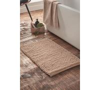 Bianca Aspen Bobble Bath Mat - Natural - Bath Mat 50 x 80 cm