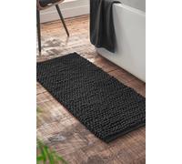 Bianca Aspen Bobble Bath Mat Black - Bath Mat 50 x 120 cm - Black