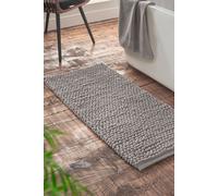 Bianca 'Aspen Bobble' Bath Runner in Grey Bianca Grey