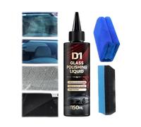 Bianca D1 Glass Polishing Liquid, Glass Car Polish, Auto Polishing Compound Windshield Cleaner Oil Film Remover, Anti-Fog Hydrophobic Coating Spray, Scratches, Wiper Marks & Oil Film (1Pcs)