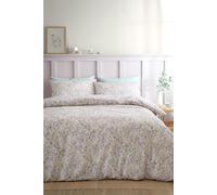 Bianca 'Ditsy Floral' 200 Thread Count Cotton Reversible Duvet Cover Set in Lilac | Size: King Bianca Lilac King