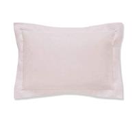 Bianca Fine Linens 400 Thread Count Cotton Sateen Oxford Pillowcase Pair Blush Pink