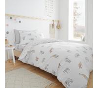Bianca Fine Linens Bedding Zoo Animals Cotton Duvet Cover Set With Pillowcases Pastel