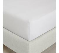 Bianca Fine Linens Bedroom 200 Thread Count Cotton Percale Fitted Sheet 32Cm Depth Grey