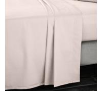 Bianca Fine Linens Bedroom Luxury 400 Thread Count Cotton Sateen Flat Sheet Blush Pink